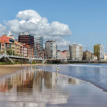 Gijon Centro-Playa Para 3-5Pax - Vut-4157-As Buitenkant foto
